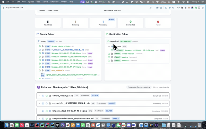 AI File Organizer Demo